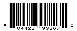 UPC barcode number 884423992070