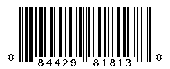 UPC barcode number 884429818138