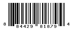 UPC barcode number 884429818794