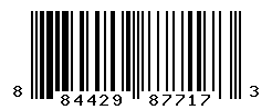 UPC barcode number 884429877173