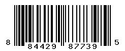 UPC barcode number 884429877395