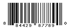 UPC barcode number 884429877890