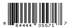 UPC barcode number 884444355717