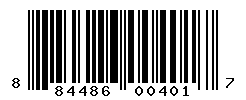 UPC barcode number 884486004017