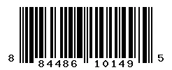 UPC barcode 884486101495