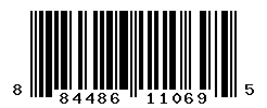 UPC barcode number 884486110695