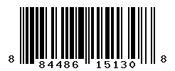 UPC barcode number 884486151308