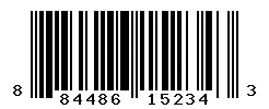 UPC 884486152343 barcode image