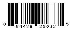 UPC barcode number 884486290335