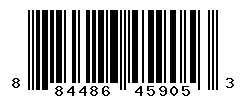 UPC barcode 884486459053