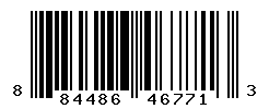 UPC barcode number 884486467713