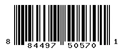 UPC barcode 884497505701