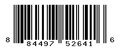 UPC barcode 884497526416