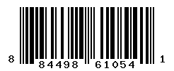 upc 884498610541 barcode image