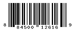 UPC barcode number 884500126169 lookup
