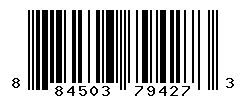 UPC barcode number 884503794273