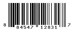 UPC barcode 884547128317