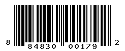 UPC barcode number 884830001792