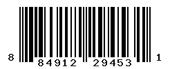 UPC barcode number 884912294531