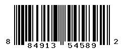 UPC barcode 884913545892