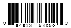 UPC 884913580503 barcode image
