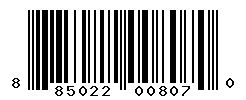 UPC barcode number 885022008070