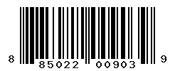 UPC barcode number 885022009039