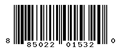 UPC barcode number 885022015320