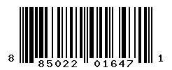 UPC barcode number 885022016471