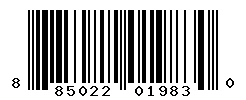 UPC barcode number 885022019830