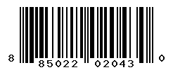 UPC barcode number 885022020430