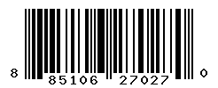 UPC barcode number 885106270270