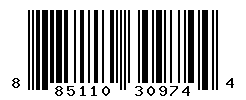 UPC barcode number 885110309744