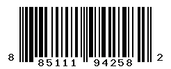 885111942582 barcode
