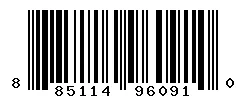 UPC barcode 885114960910