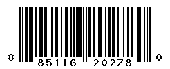 UPC barcode number 885116202780