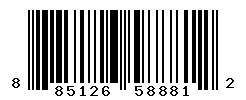 UPC barcode number 885126588812