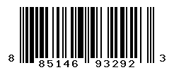 UPC barcode number 885146932923
