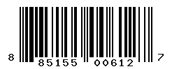 UPC barcode number 885155006127