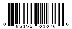 UPC barcode number 885155010766