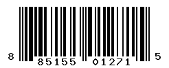 UPC barcode number 885155012715