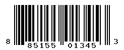 UPC barcode number 885155013453