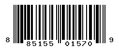 UPC barcode number 885155015709