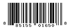 UPC barcode number 885155016508
