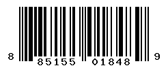 UPC barcode number 885155018489
