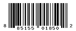 UPC barcode number 885155018502