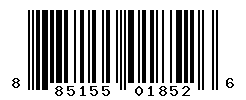 UPC barcode number 885155018526