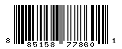 UPC barcode number 885158778601