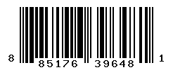 UPC barcode number 885176396481