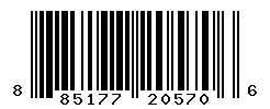 UPC barcode 885177205706